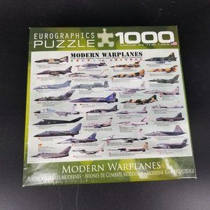 Fighter War Air Plane Puzzle Jigsaw 1000 Piece Modern Military Aero Hobby NEW